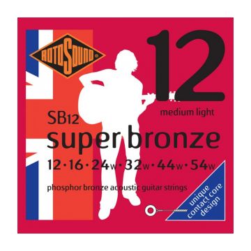 Preview of Rotosound SB12 Super Bronze CG phosphor bronze