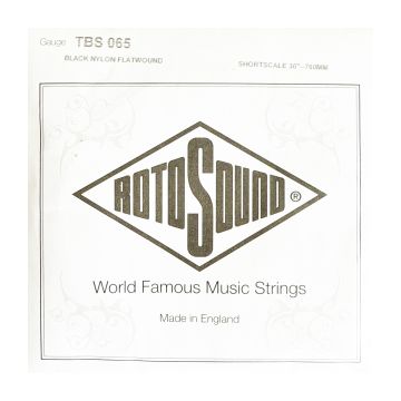 Preview van Rotosound TBS065  Short scale TRU BASS 88S NYLON TAPEWOUND SINGLE STRING .065