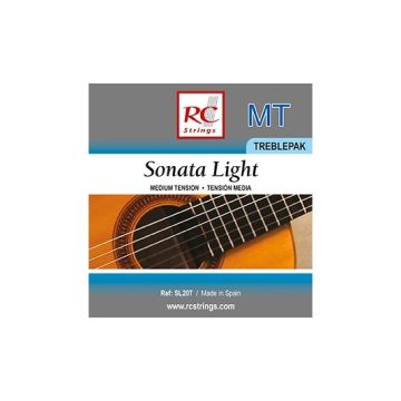 Preview of Royal Classics SL20T  TREBLEPAK  Sonata Light tension Coated