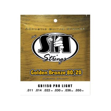 Preview of SIT Strings GB1150 Pro Light Golden Bronze 80/20 Acoustic