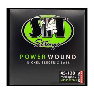 Preview van SIT Strings NR545128MS Power Wound Bass Extra Long Multi-Scale Strings