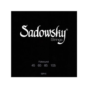 Preview van Sadowsky SBF45 Black  Label Flatwound Bass Strings 045/105