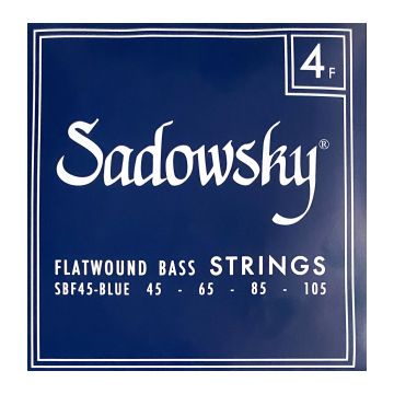 Preview of Sadowsky SBF45 Blue  Label Flatwound Bass Strings 045/105