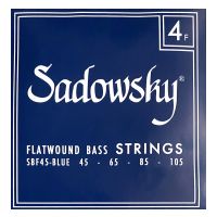 Thumbnail van Sadowsky SBF45 Blue  Label Flatwound Bass Strings 045/105