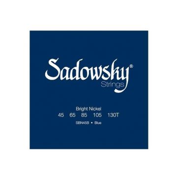 Preview van Sadowsky SBN45B Black Label Nickelwound Bass Strings 045/130T