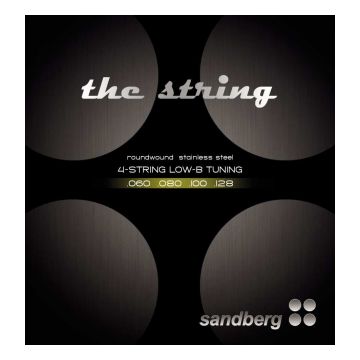 Preview van Sandberg BS4-60  4 string stainless steel set 60-128