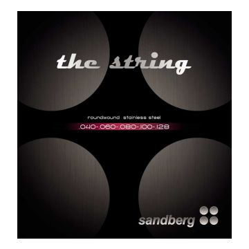Preview of Sandberg BS5-40 5 string stainless steel set 40-128