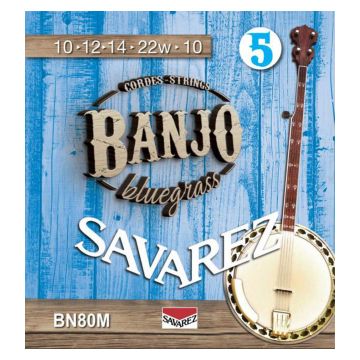 Preview van Savarez BN80M 5-string banjo, bluegrass, medium