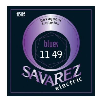 Preview of Savarez H50B ELECTRIC HEXAGONAL EXPLOSION BLUES 11/49