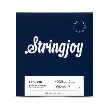 Preview of Stringjoy BA45125LS Signatures -Nickelwound 45-100 Long Scale 5 String Super Light