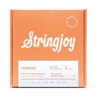 Thumbnail van Stringjoy FW1152 Foxwoods - Coated Phosphor Bronze 11-52 Super Light