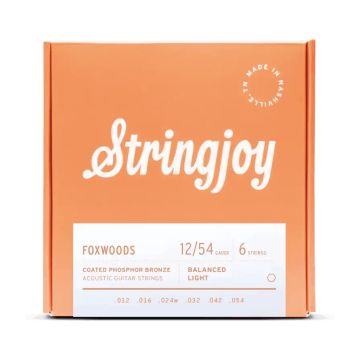 Preview of Stringjoy FW1254 Foxwoods - Coated Phosphor Bronze 12-54 Light