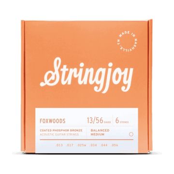 Preview of Stringjoy FW1356 Foxwoods - Coated Phosphor Bronze 13-56 Medium