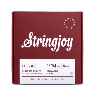 Preview of Stringjoy NB1254 Naturals - Phosphor Bronze 12-54 Light