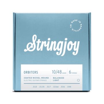 Preview of Stringjoy OR1048 Orbiters - Coated Nickel 10-48 Balanced Light