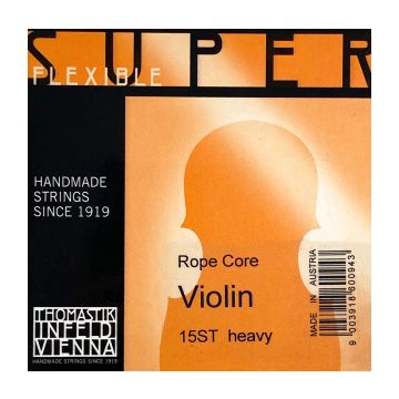 Preview van Thomastik 15ST Violin 4/4 Superflexible Rope core Heavy