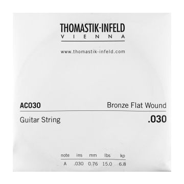 Preview van Thomastik AC030 Single .030 Bronze Flat Wound