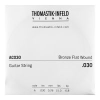 Thumbnail van Thomastik AC030 Single .030 Bronze Flat Wound