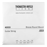 Thumbnail van Thomastik AC033 Single .033 Bronze Flat Wound