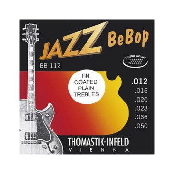 Preview of Thomastik BB112T Jazz BeBop Round wound Tin plated trebles