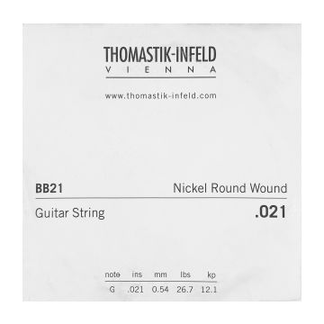 Preview of Thomastik BB21 Single .021 Nickel Round Wound
