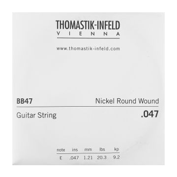 Preview van Thomastik BB47 Single .047 Nickel Round Wound