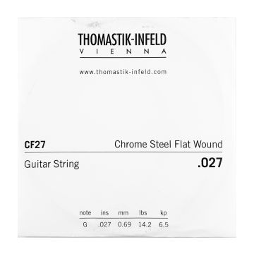 Preview of Thomastik CF27 Single .027 Chrome Steel Flat Wound