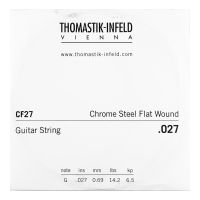Thumbnail van Thomastik CF27 Single .027 Chrome Steel Flat Wound