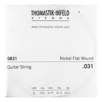 Thumbnail van Thomastik GB31 Single .031 Nickel Flat Wound