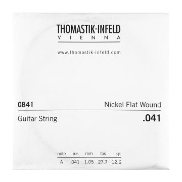 Preview of Thomastik GB41 Single .041 Nickel Flat Wound