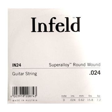 Preview of Thomastik IN24 Single Infeld super alloy .024 roundwound
