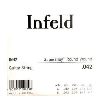 Preview of Thomastik IN42 Single Infeld super alloy .042 roundwound