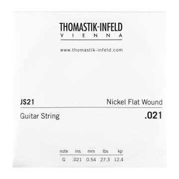 Preview of Thomastik JS21 Single .021 Nickel Flat Wound