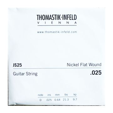 Preview of Thomastik JS25 Single .025 Nickel Flat Wound