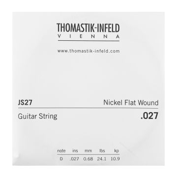 Preview van Thomastik JS27 Single .027 Nickel Flat Wound