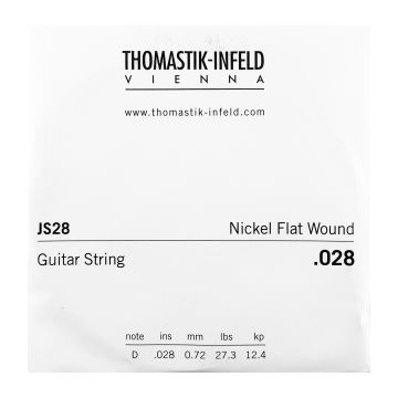 Preview of Thomastik JS28 Single .028 Nickel Flat Wound