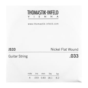Preview van Thomastik JS33 Single .033 Nickel Flat Wound
