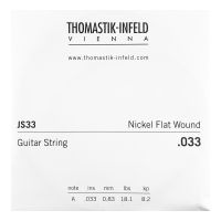 Thumbnail van Thomastik JS33 Single .033 Nickel Flat Wound