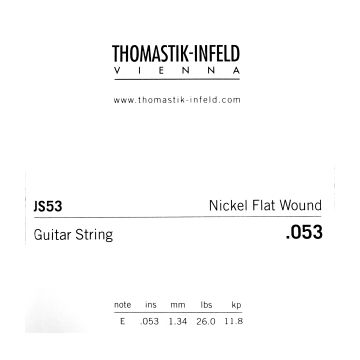 Preview of Thomastik JS53 Single .053 Nickel Flat Wound