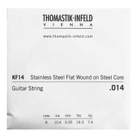 Thumbnail of Thomastik KF14 Single .014 Stainless Steel Flat Wound on Steel Core