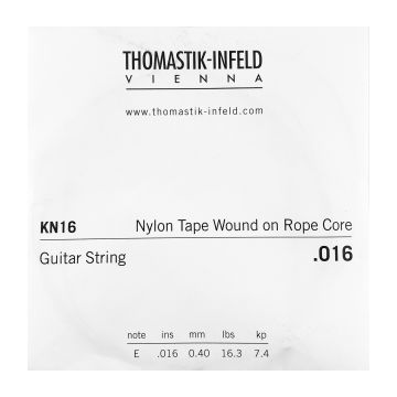 Preview of Thomastik KN16 Single .016 Nylon Tape Wound on Rope Core