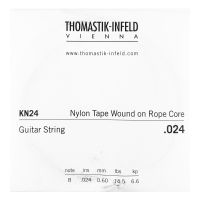 Thumbnail of Thomastik KN24 Single .024 Nylon Tape Wound on Rope Core