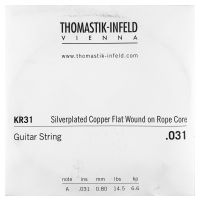Thumbnail of Thomastik KR31 Single .031 Silverplated Copper Flat Wound on Rope Core