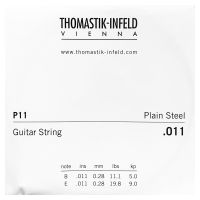 Thumbnail of Thomastik P11 Single .011 Plain Steel