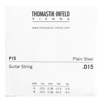 Thumbnail of Thomastik P15 Single .015 Plain Steel