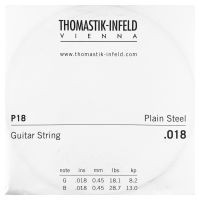 Thumbnail of Thomastik P18 Single .018 Plain Steel