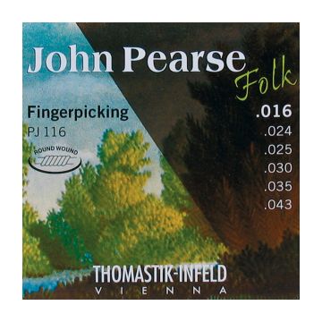Preview van Thomastik PJ116 John Pearse Folk Flat wound