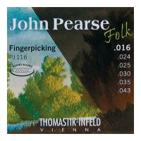 Thumbnail van Thomastik PJ116 John Pearse Folk Flat wound