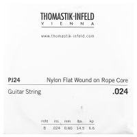 Thumbnail of Thomastik PJ24 Single .024 Nylon Flat Wound on Rope Core