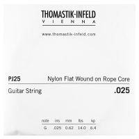 Thumbnail of Thomastik PJ25 Single .025 Nylon Flat Wound on Rope Core